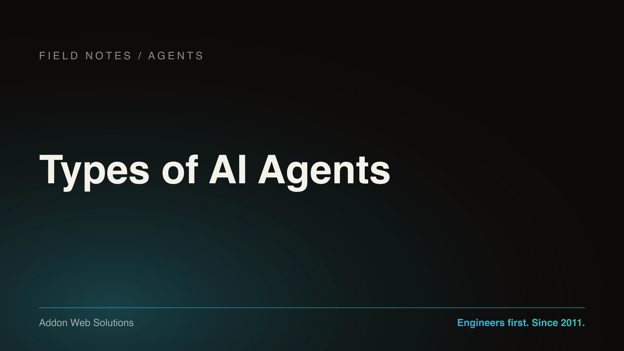Types of AI Agents