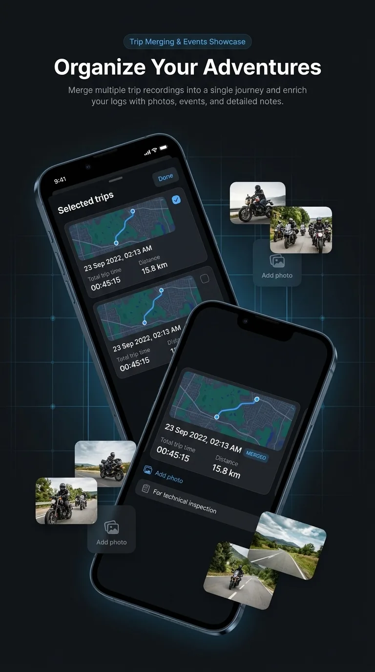 Connected Motorcycle Companion App — QR pairing — zero-friction setup on first launch.