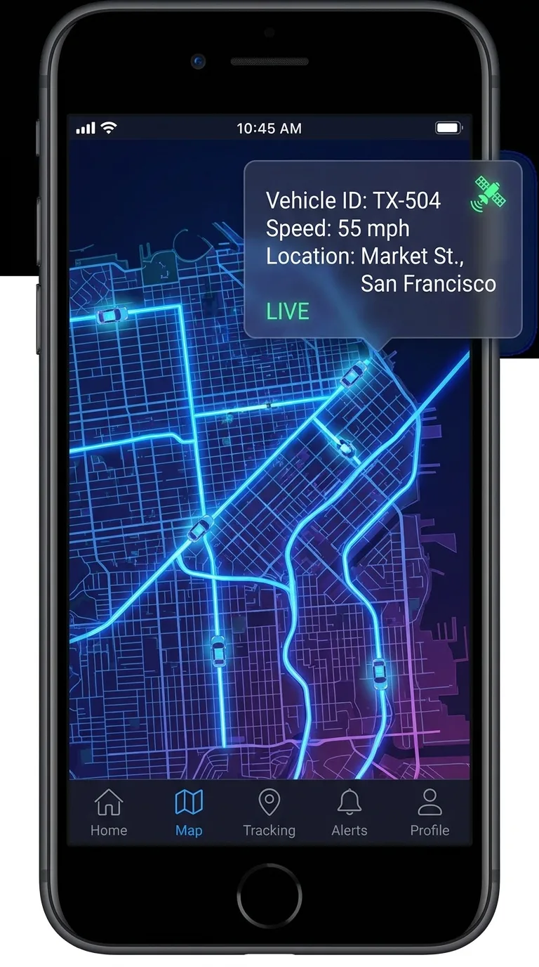 Fleet Telematics & Asset Safety — Vehicle status and quick alerts.